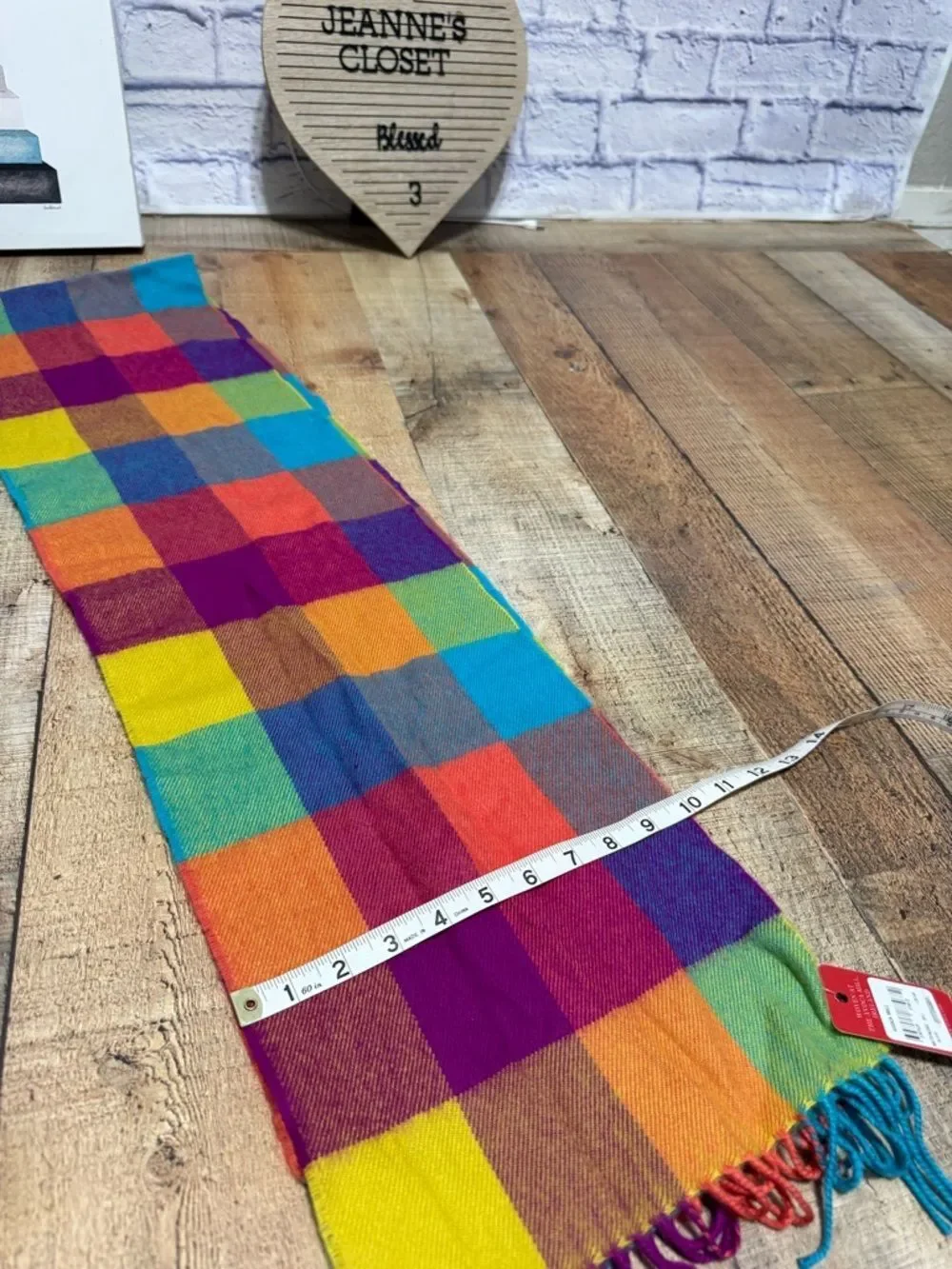 AVOCA MILL COLLECTION Circus Extra Wide Merino Scarf new with flaws
